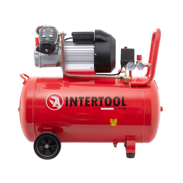 Компресор повітряний поршневий INTERTOOL PT-0008 100л